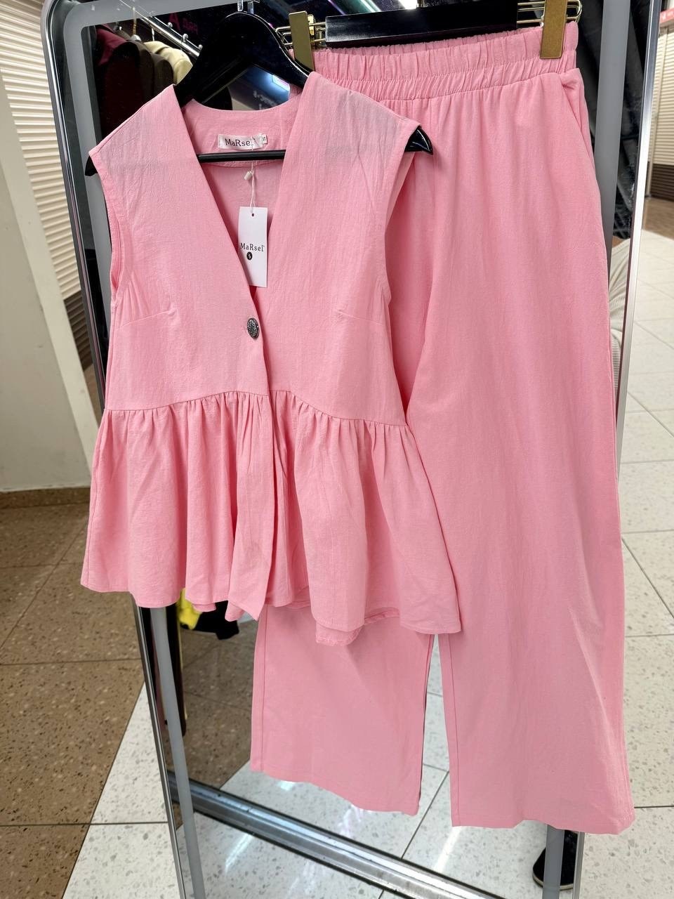 женская мода,костюм из льна,костюм женский летний,брючный костюм