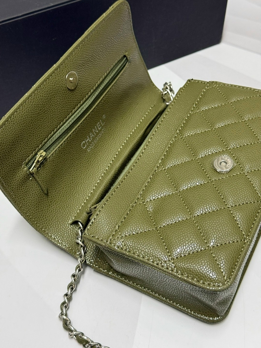 chanel кошелек,кошелек шанель,сумка chanel,женские кошельки,chanel wallet green