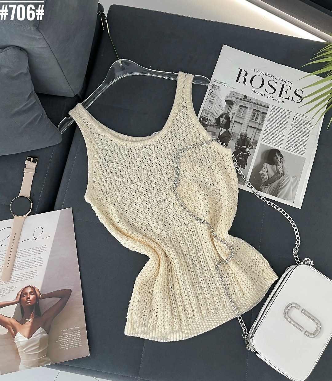 вязаные топы,вязаная майка,майка спицами,майка топы,топ женский