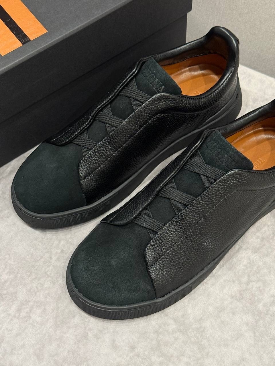 кеды zegna,чёрные кроссовки ermenegildo zegna triple stitch suede,zegna чёрные кроссовки triple stitch suede,кроссовки ermenegildo zegna,замшевые кеды мужские