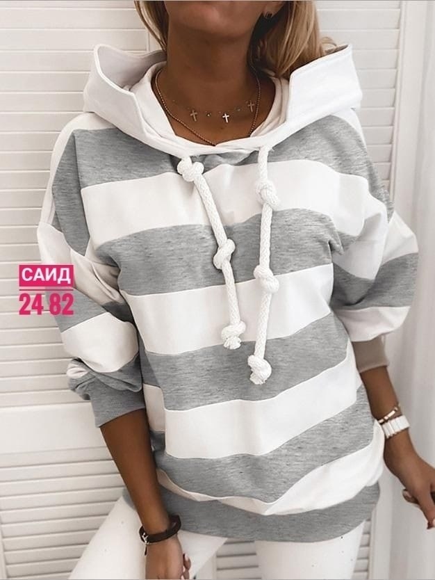 женская толстовка с капюшоном,толстовка в полоску,толстовка с капюшоном в полоску,женское толстовка,кофта женская в полоску с капюшоном
