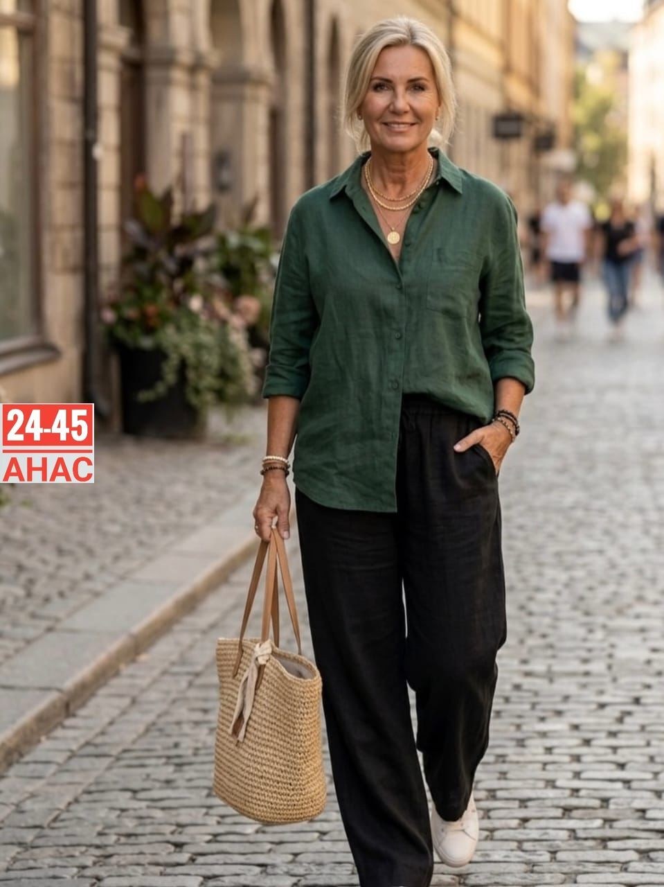 летний образ для женщины 50+,стиль для женщин 50+,модные образы для женщин 50+,одежда для женщин,костюм женский