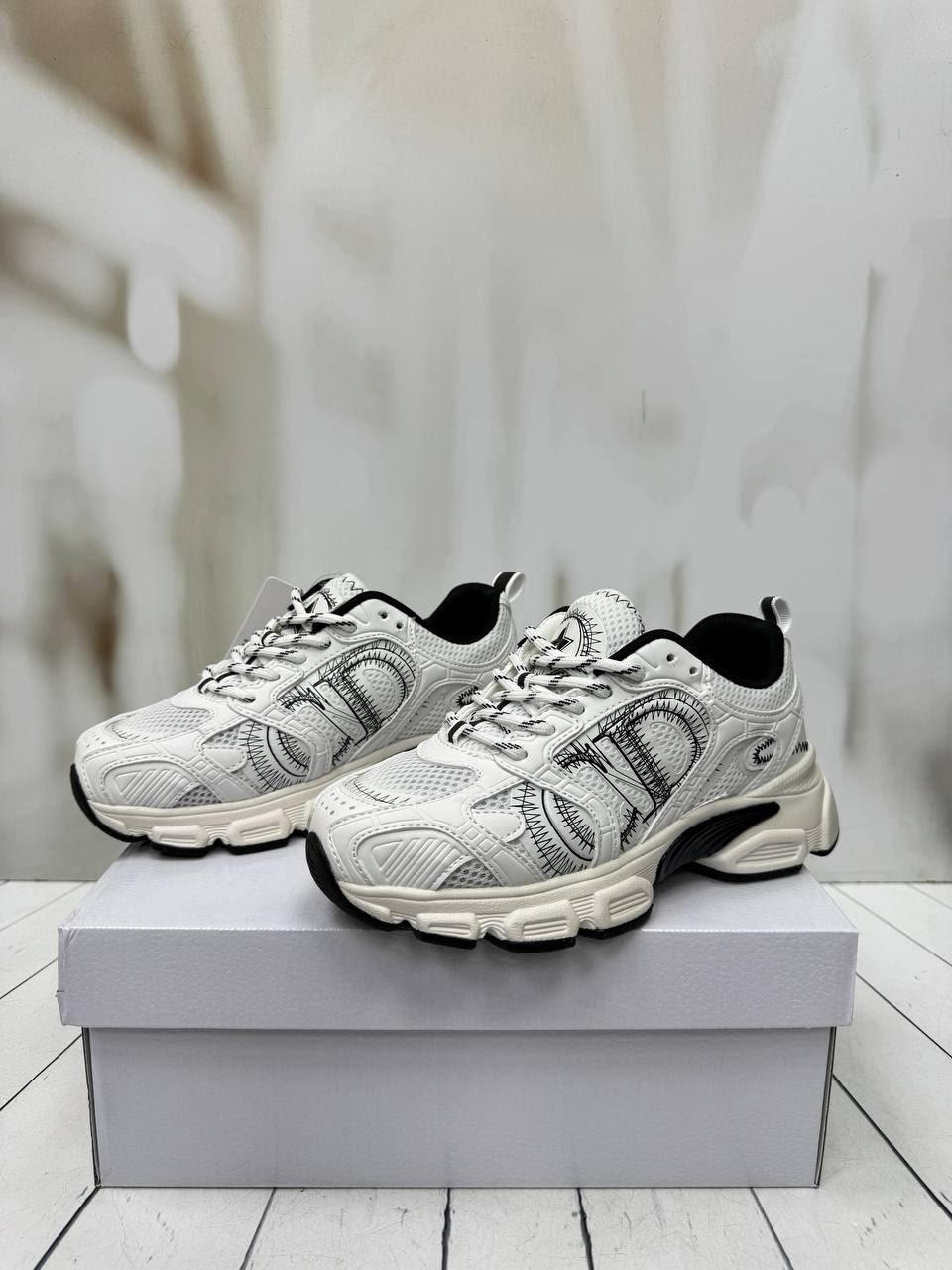 женские кроссовки dior chrono premium white grey,кроссовки christian dior,кроссовки dior,диор кроссовки,женские кроссовки