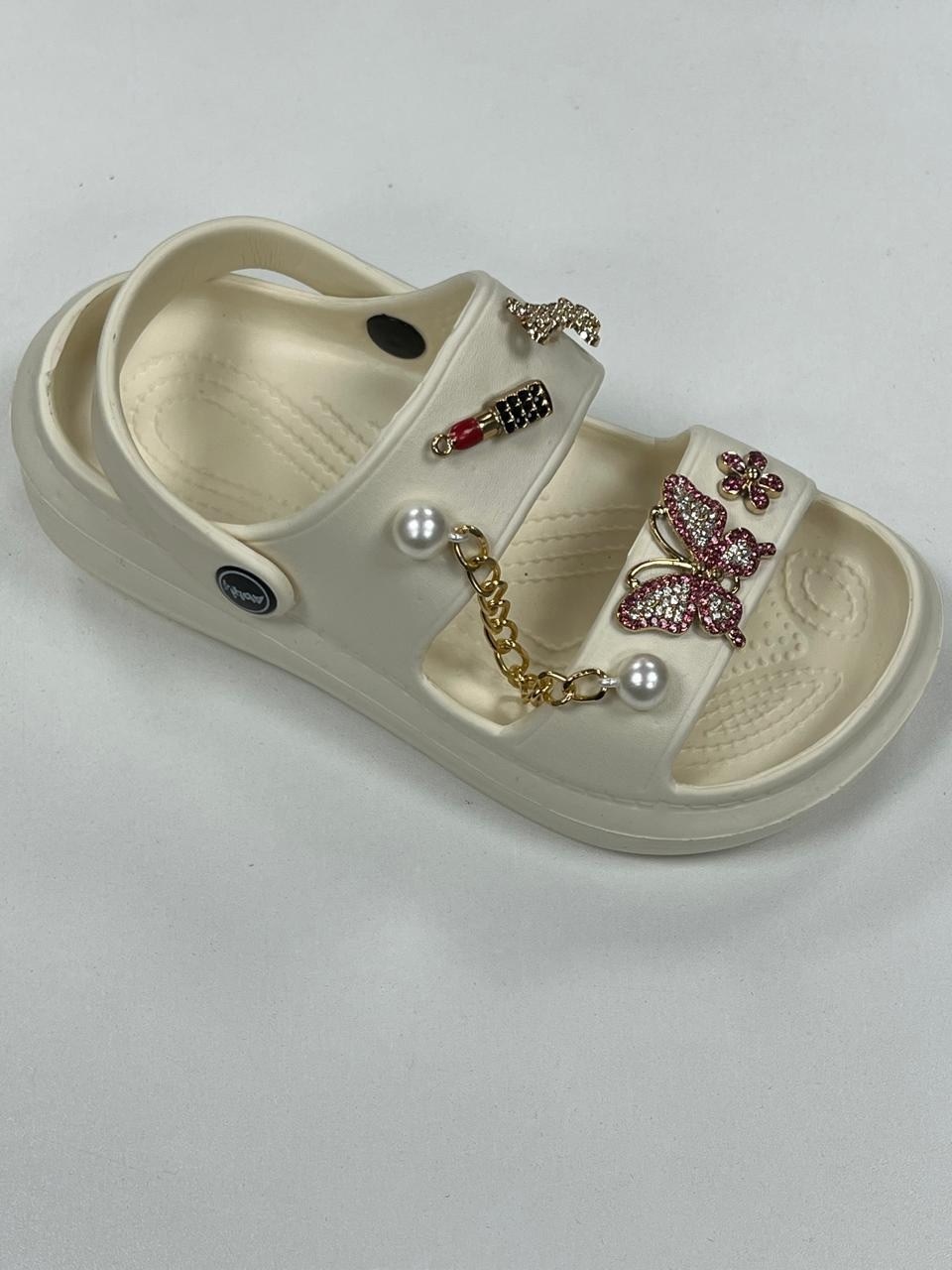 ,женские сандалии,украшение для кроксов,сандали,сандалии