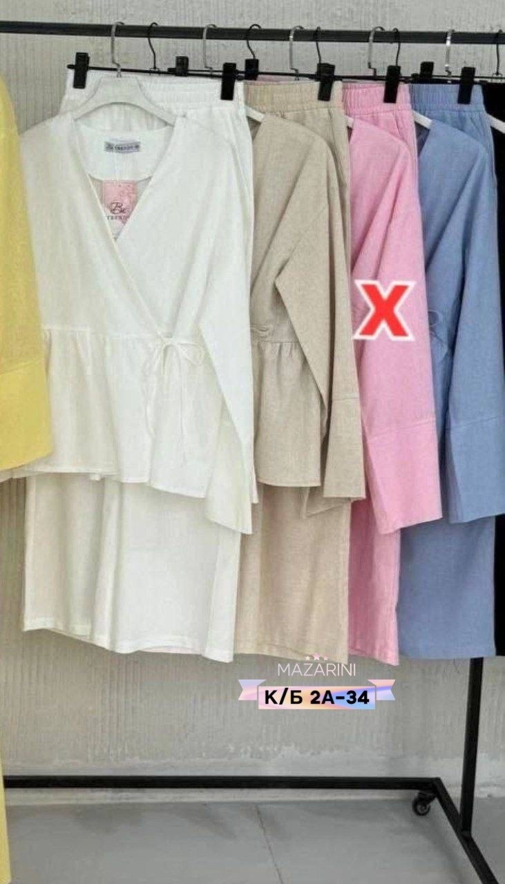 летние костюмы,модная ,костюм лен,женские костюмы,кимоно стиль