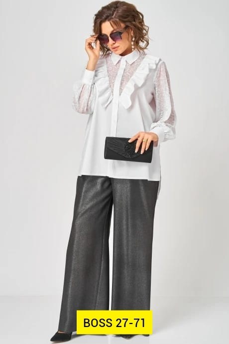 блуза eva grant,белая блуза,блуза,нарядная блуза,блуза женская