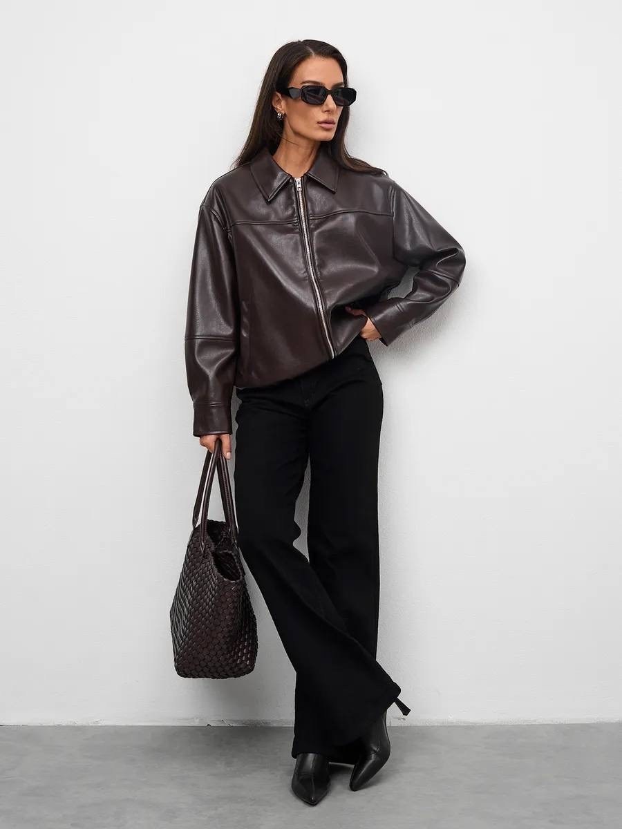 кожаная куртка,стильная куртка,бомбер бордовый кожаный куртка осенняя,женская кожаная куртка