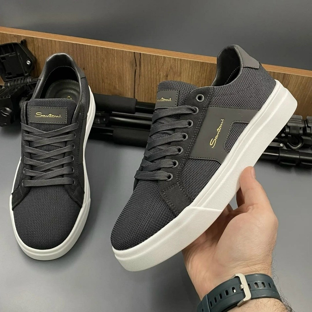 мужские кеды santoni,мужские кеды,,кроссовки santoni,мужской