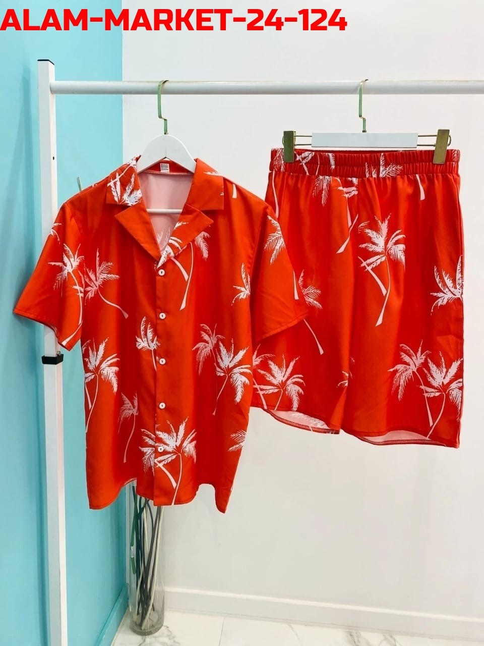 костюм летний мужской,мужская мода,пляжный костюм,мужская гавайская рубашка,костюм для отдыха