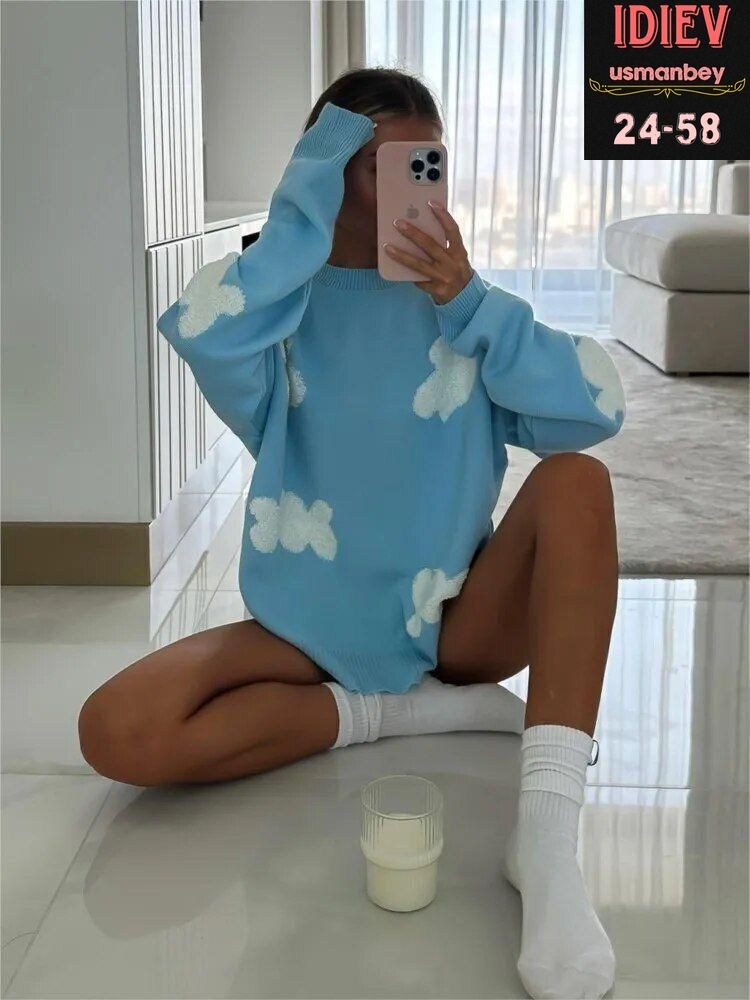 свитер сердечки оверсайз,свитер сердце оверсайз,свитер вязаный оверсайз в сердечко nazia shop,свитер женский оверсайз с сердечками,свитер оверсайз сердечки emmiloves