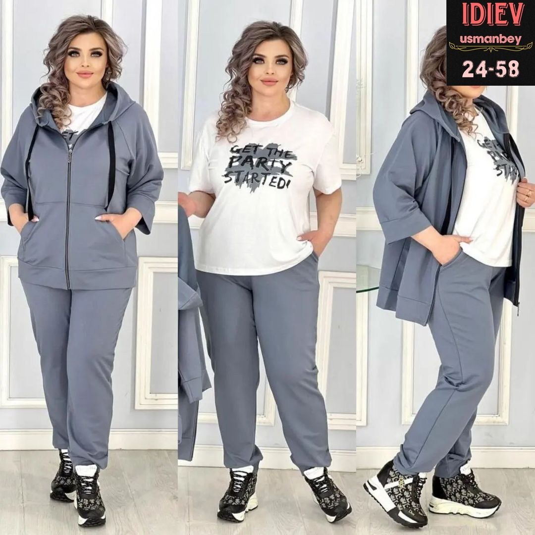 женский костюм тройка трикотаж,костюм женский,костюм женский тройка спортивный,cпортивный костюм больших размеров,костюм тройка, трикотаж