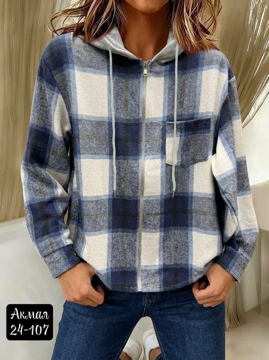 утеплённые рубашки в клетку женские с капюшоном,теплая рубашка оверсайз в клетку с капюшоном,куртка в клетку женская,рубашка женская теплая,рубашка женская