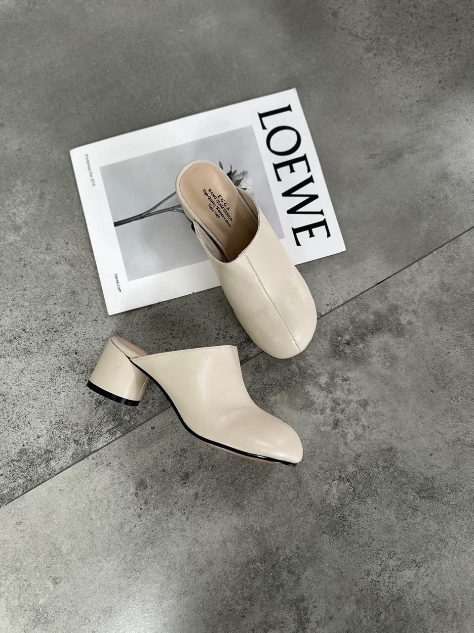 ,мюли женские,мюли на каблуке,эконика сабо белые, женская