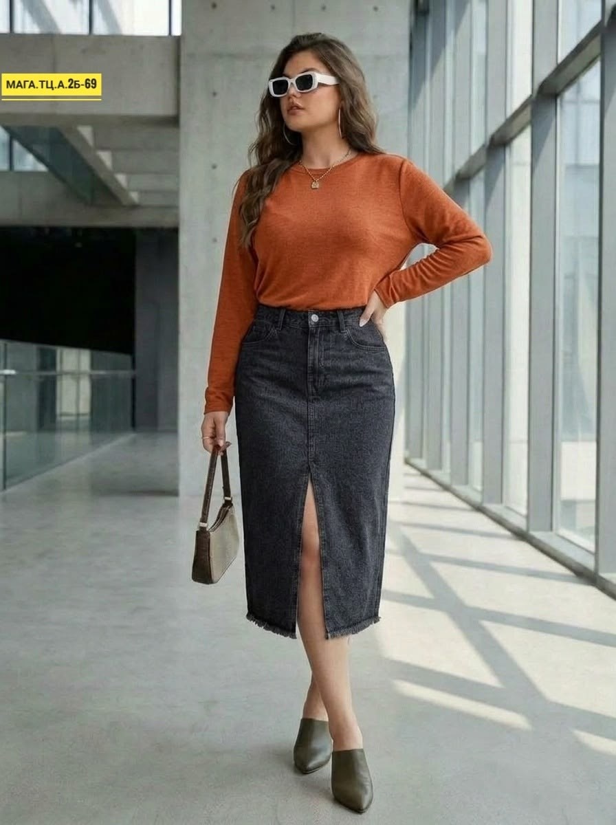 юбка джинсовая,джинсовая юбка длинная с разрезом спереди,юбка стильная,юбка с разрезом джинсовая,джинсовая юбка женская