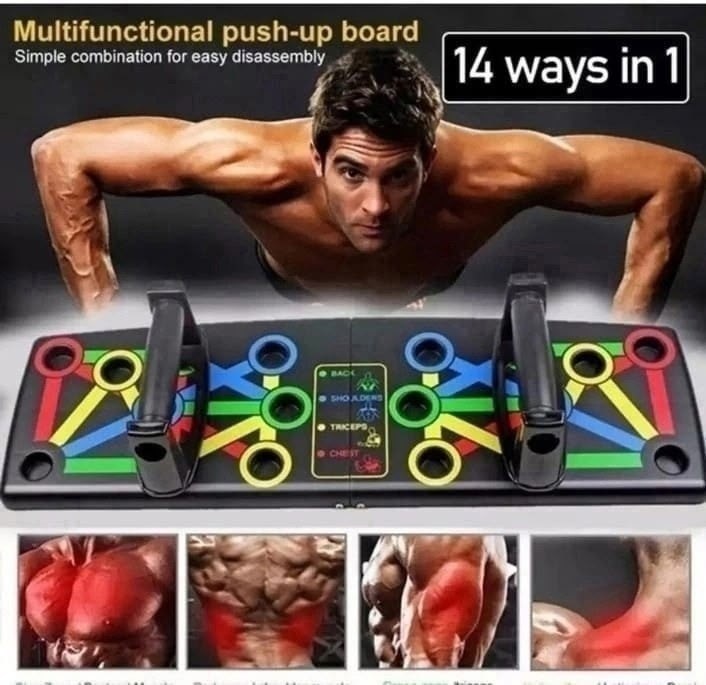 платформа для отжиманий 14 в 1 push-up board,доска для отжиманий,тренажер для отжиманий,тренажер для отжиманий 14 в 1 foldable push-up board,спортивная доска для отжиманий
