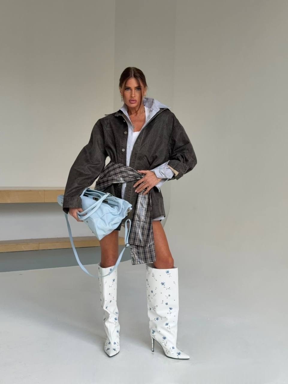 рубашка,женская рубашка,рубашка оверсайз,стильный наряд