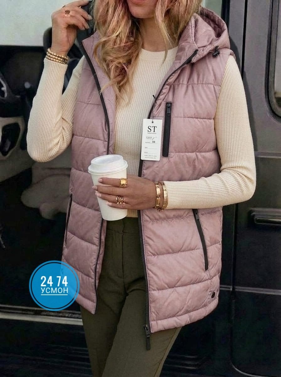 жилетка женская,жилет женский,жилетка,жилет,жилет удлиненный