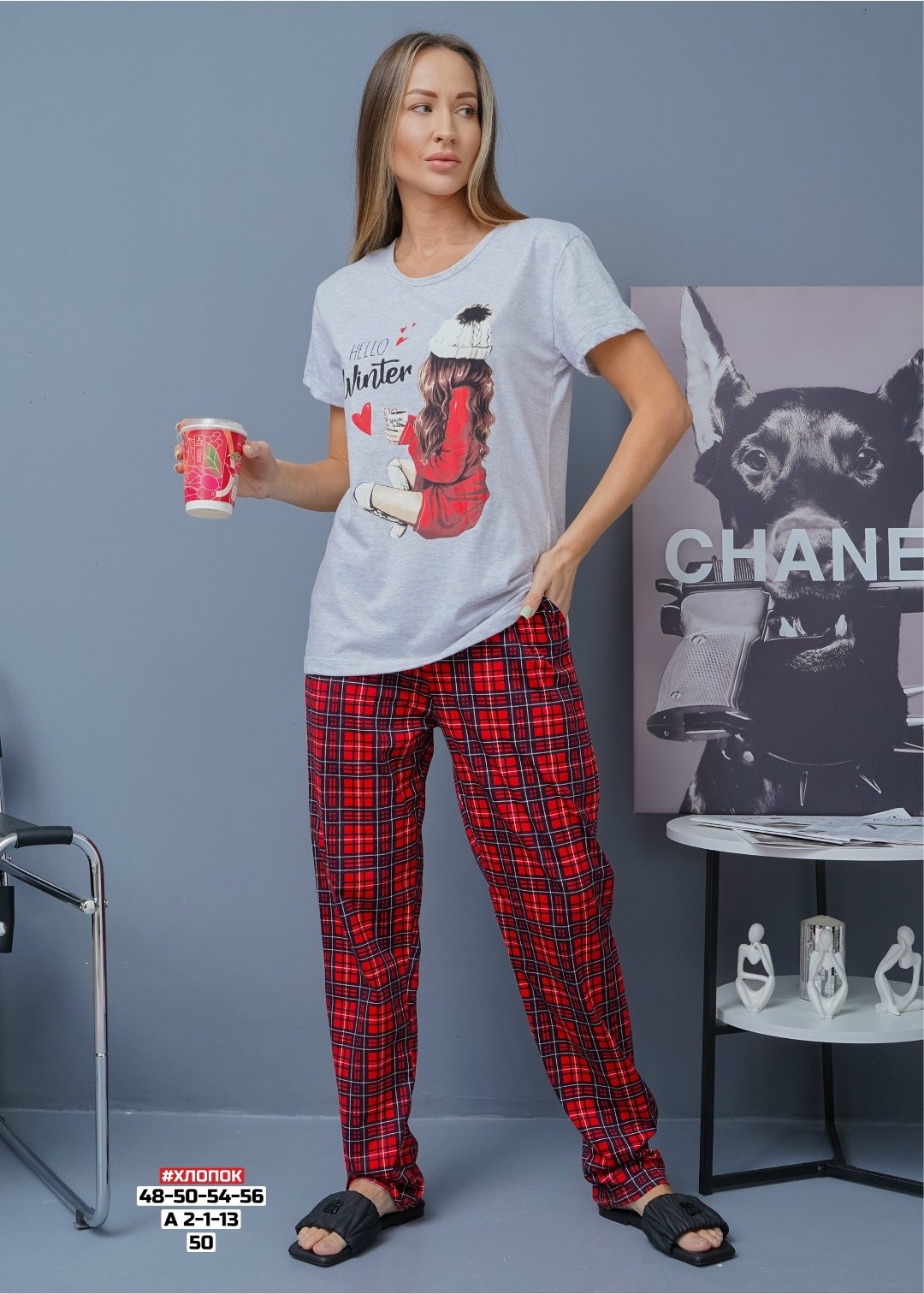 пижама женская,комплект домашний,пижама,пижама женская со штанами в клетку,комплект пижама