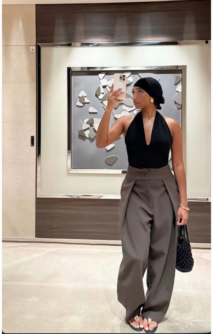 lanmrem модные женские широкие брюки с высокой талией,брюки женские с широкими штанинами,брюки женские повседневные с широкими штанинами,женские прямые брюки с высокой талией vgh,брюки палаццо серые