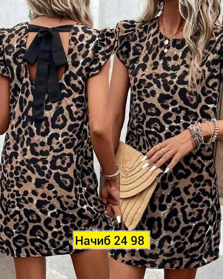 платье с леопардовым принтом,платье женской,платье женское леопардовое,женское платье с леопардовым принтом,платье мини с леопардовым принтом