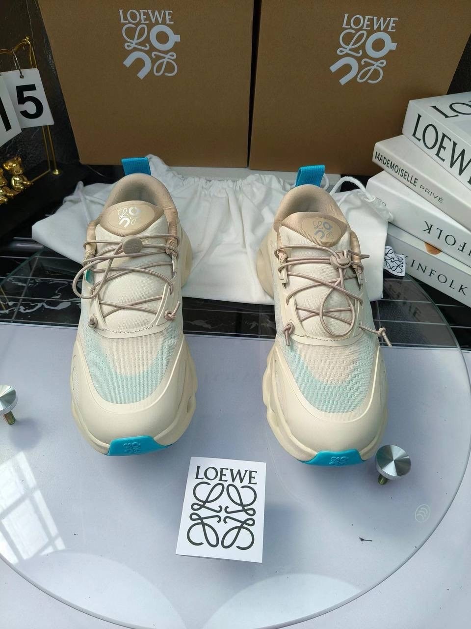 кроссовки loewe,кроссовки,женские кроссовки,кроссовки on loewe x cloudtilt 2 tan white gum,повседневные кроссовки