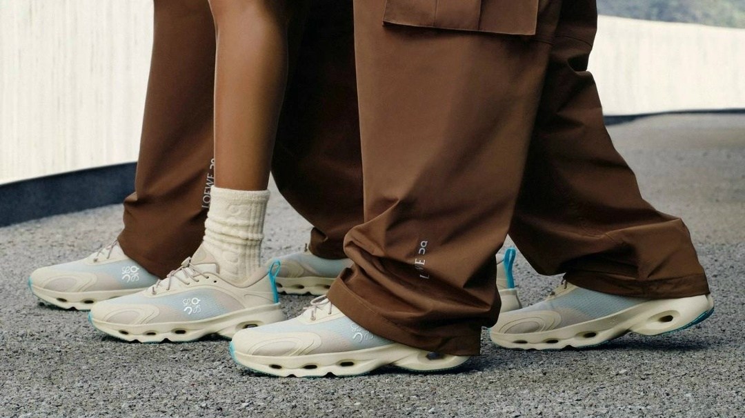 кроссовки loewe,кроссовки,женские кроссовки,кроссовки on loewe x cloudtilt 2 tan white gum,повседневные кроссовки