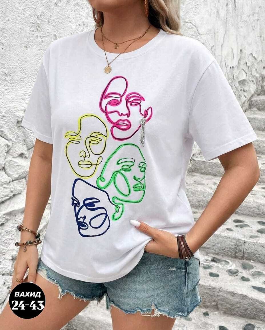 футболка женская с,футболка,женские футболки с принтом,футболки оверсайз женские