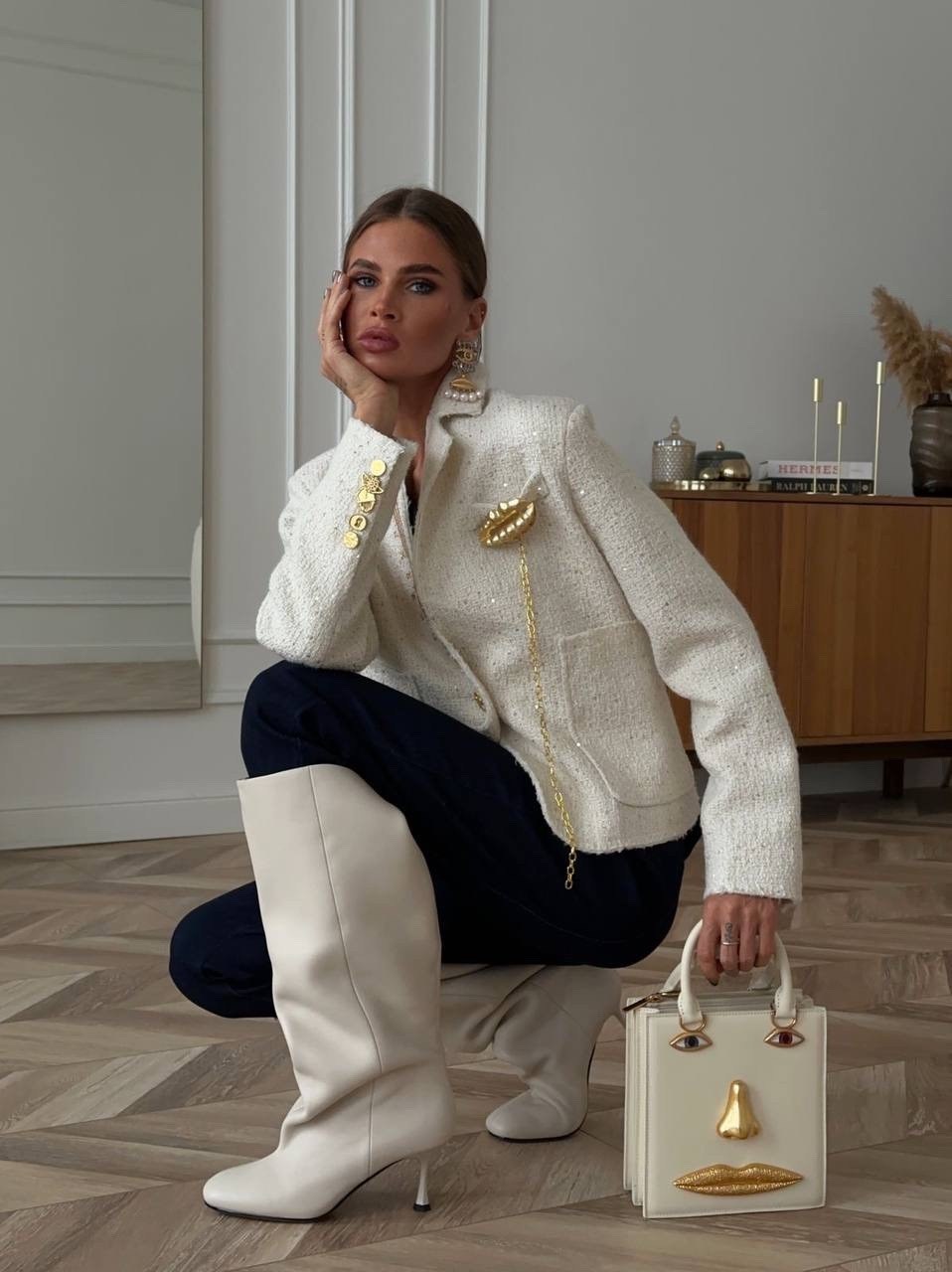 твидовый жакет,жакет,женский твидовый пиджак,жакет твидовый женский,твидовый пиджак