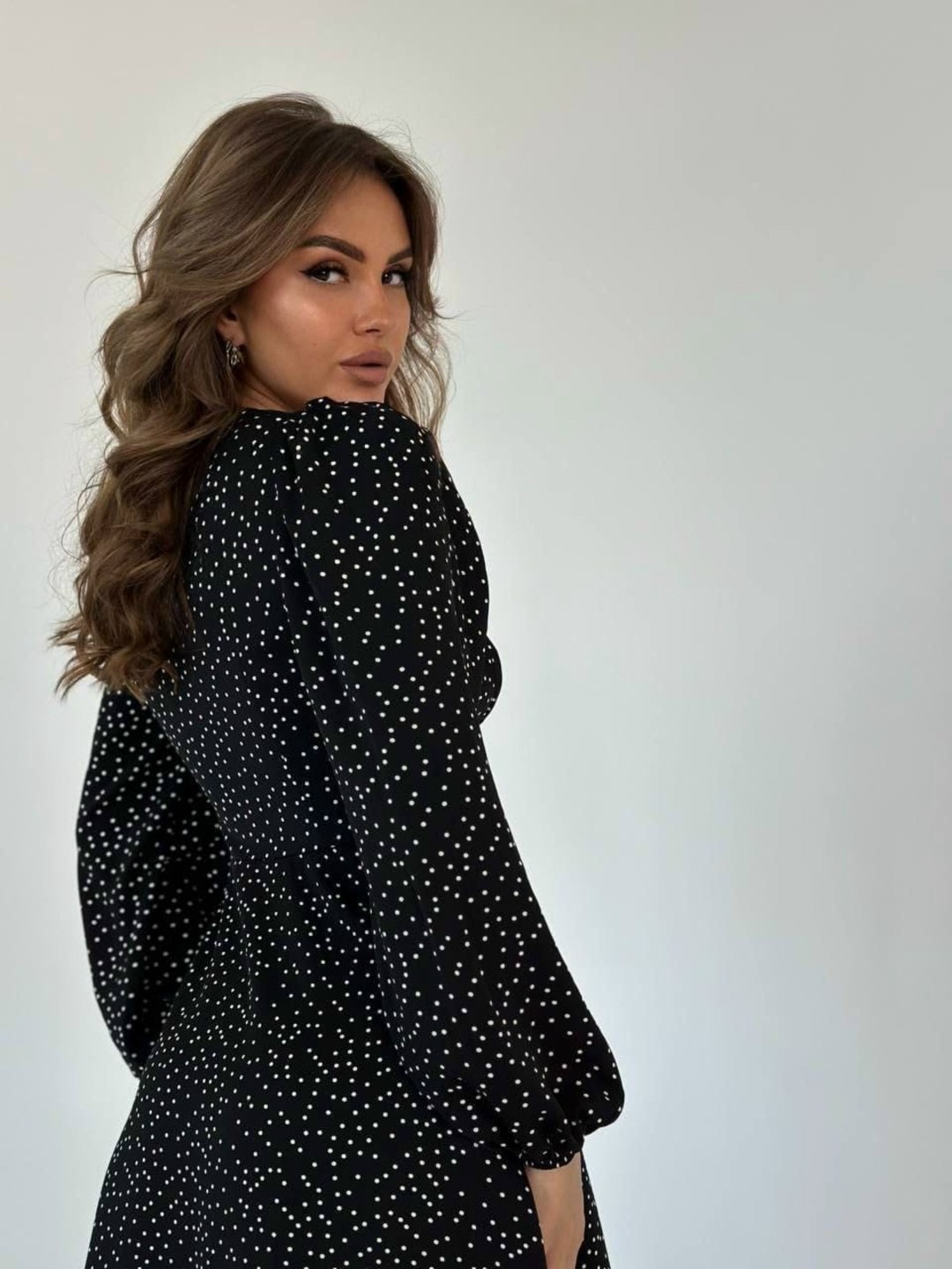 платье женское черное в горох,платье,повседневные платья,платье в горошек,платье сарафан