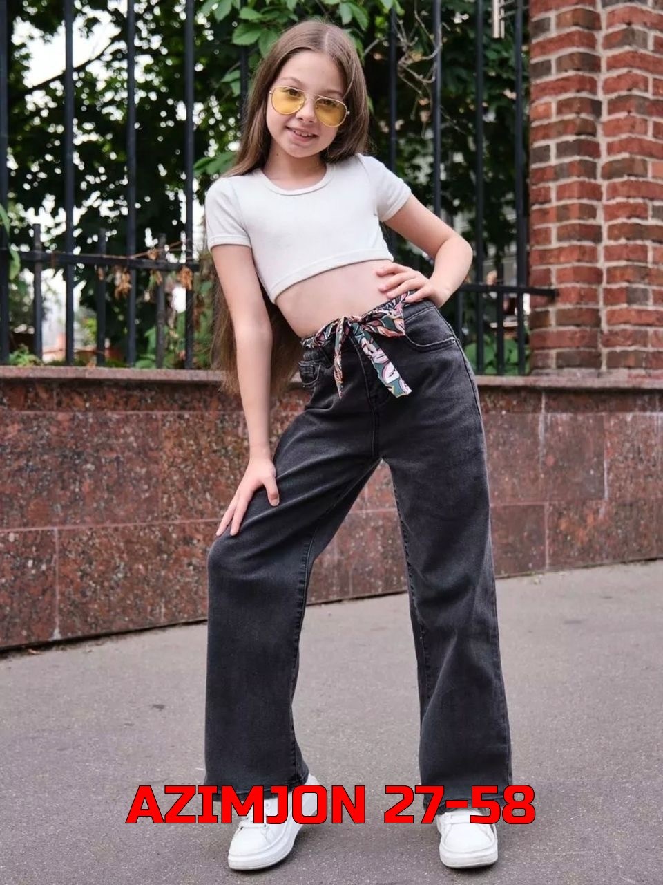 широкие джинсы для девочек,широкие джинсы для подростков девочек,джинсы палаццо тёмно-серые подростковые клёш для девочки,джинсы для подростка,джинсы карго для подростков