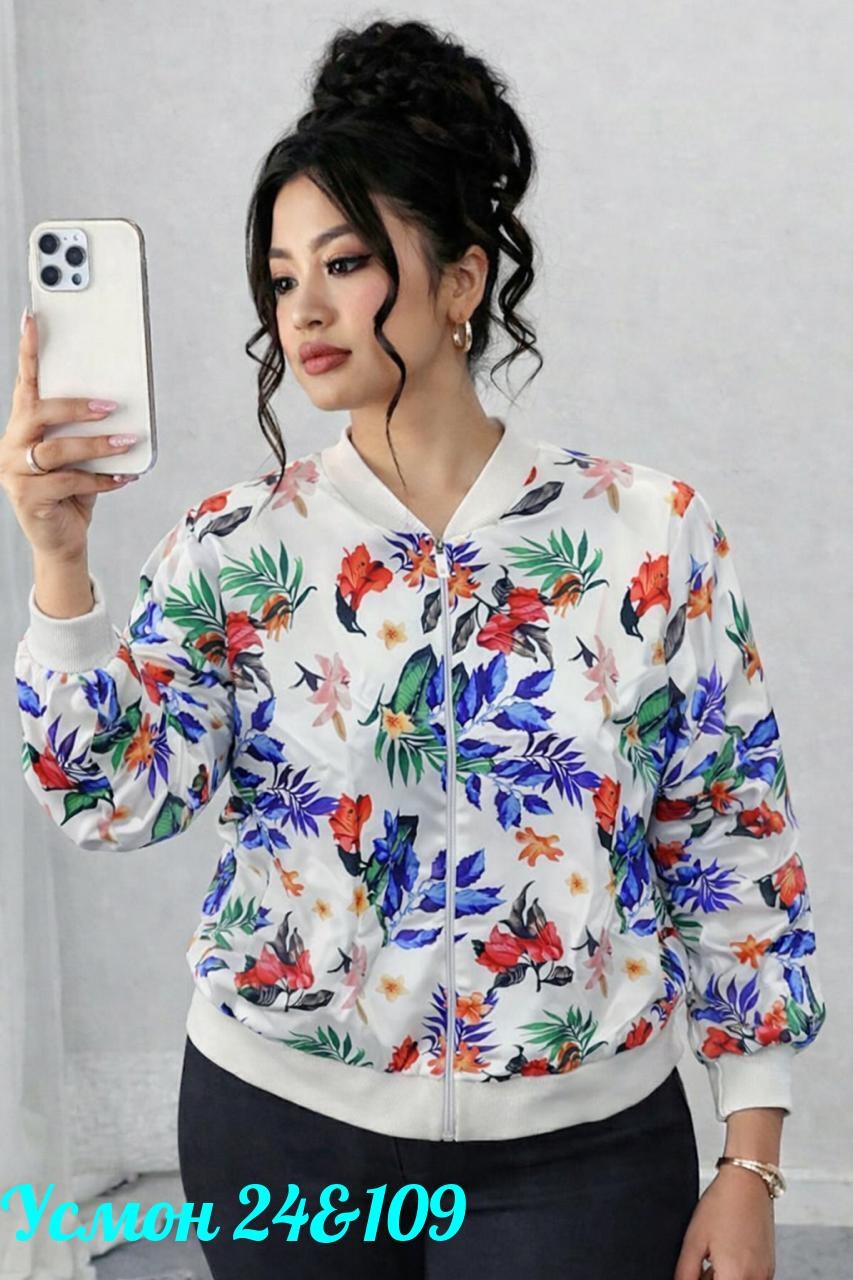 куртка бомбер женская,бомбер женский с,бомбер куртка,куртка с цветочным принтом,повседневная куртка