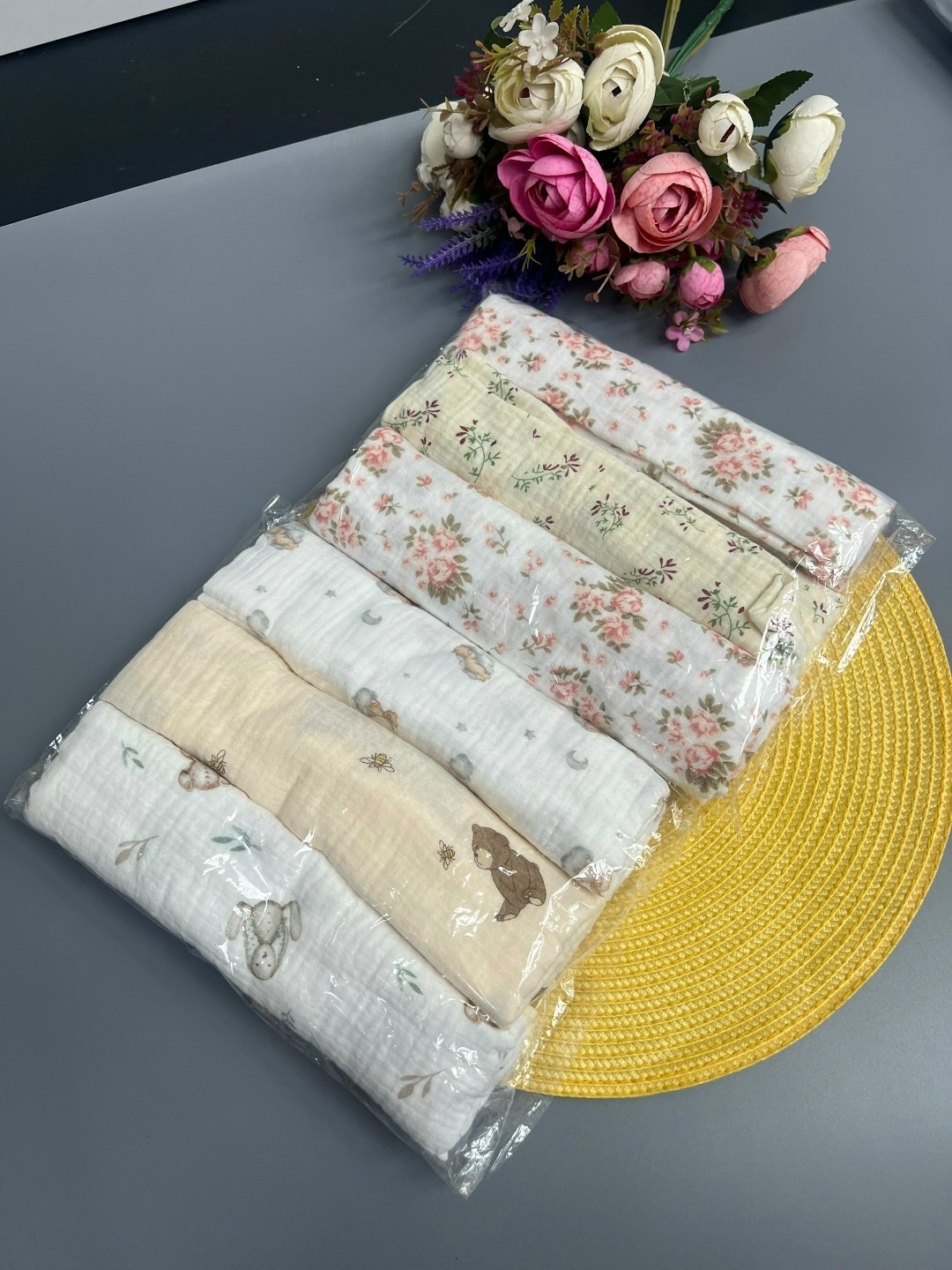 муслиновая пеленка,муслиновые пеленки набор,муслиновая пеленка для новорожденного,муслиновые платочки,детские полотенца