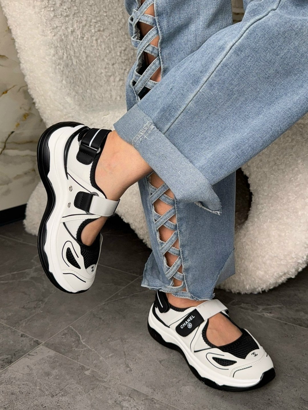 сандалии chanel,босоножки chanel,chanel кроссовки,спортивные босоножки,сандалии