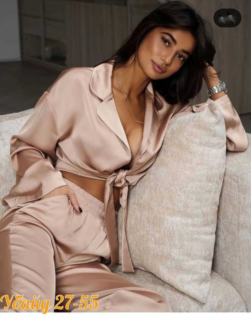 шелковый домашний костюм в пижамном стиле,шелковый костюм в пижамном стиле,атласный костюм,шелковая пижама,костюм в пижамном стиле