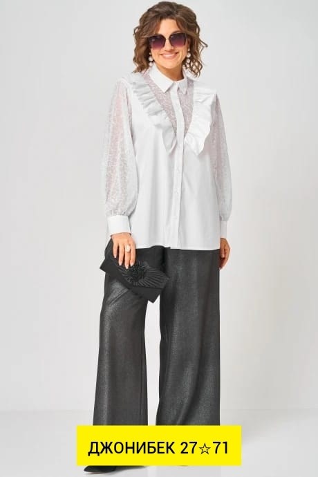 блуза eva grant,белая блуза,блуза,женская блузка,белая блузка