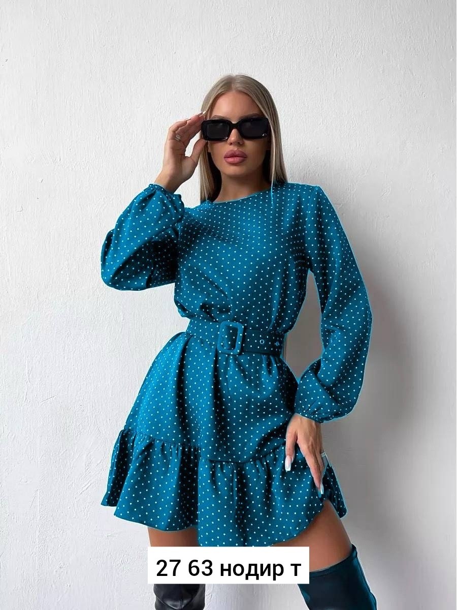 платье женской,платье женское с длинными рукавами,платья,платья мини,женское платье в горошек