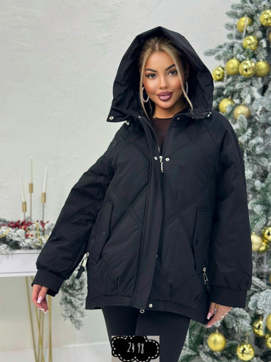 удлиненный пуховик,пуховик удлиненный стеганый с капюшоном twin tip 37643019,пуховик женский,пуховик,пуховики тренд