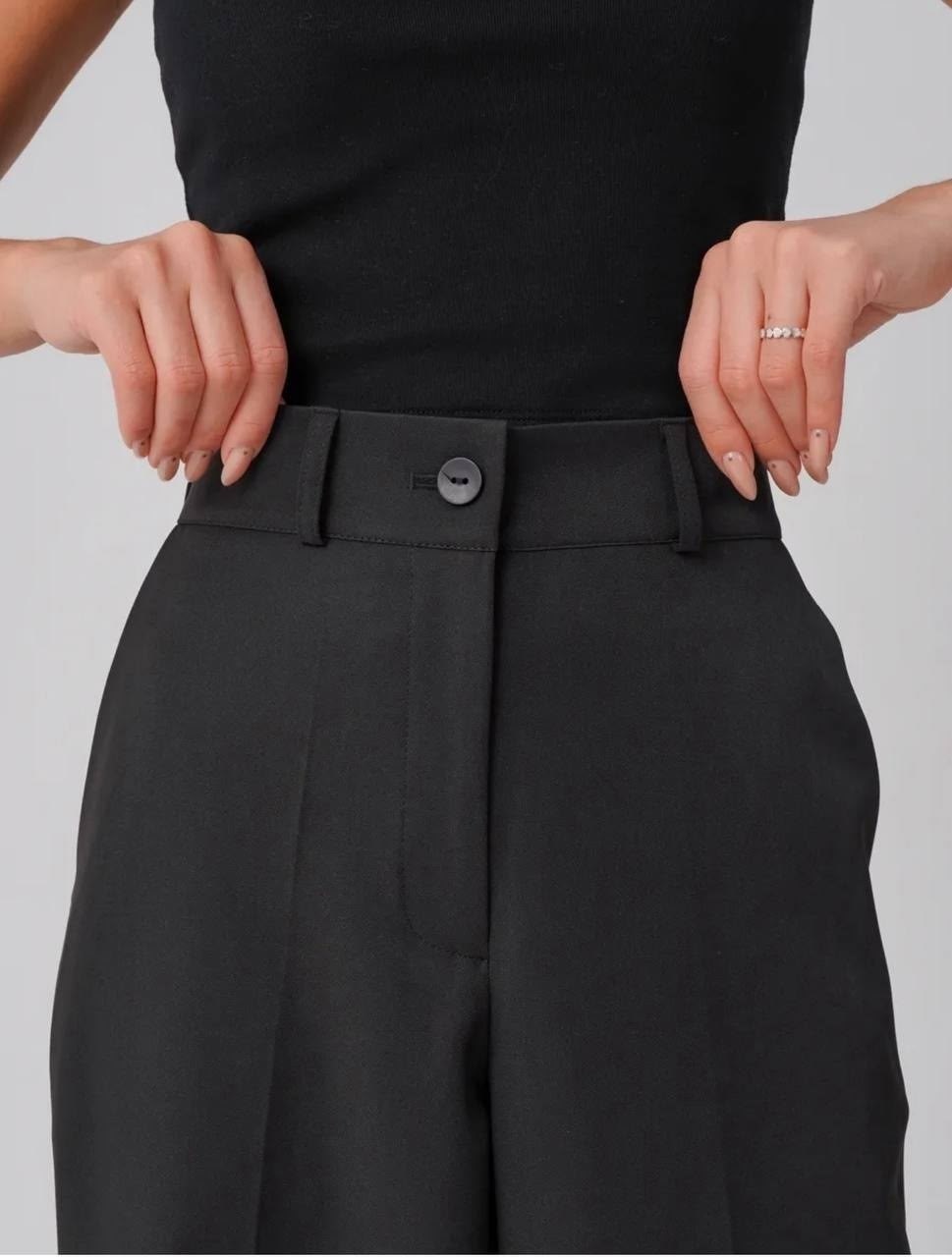 брюки прямые,классические брюки,брюки черные классические,брюки 1162 черный anelli,брюки