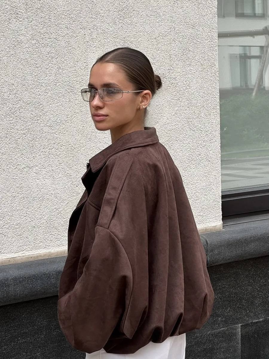 куртка-бомбер утепленная с замшевой фактурой befree,куртка замшевая бомбер оверсайз на осень,бомбер женская куртка,куртка бомбер,куртка бомбер замшевая оверсайз lofus