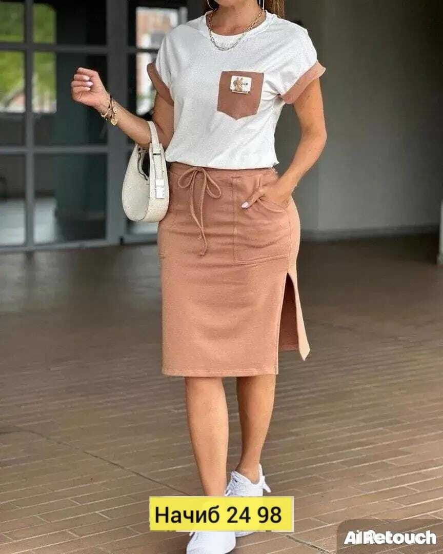 костюм с юбкой повседневный,костюм женский с юбкой,костюм летний женский с юбкой,костюм женский с юбкой трикотажный,юбка с кофтой