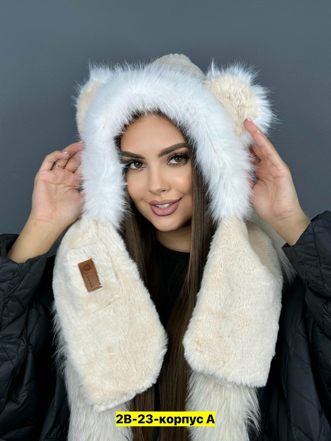 шапка с шарфом,шапка с ушками зимняя меховая,меховая шапка,шапка с мехом,шапка женская