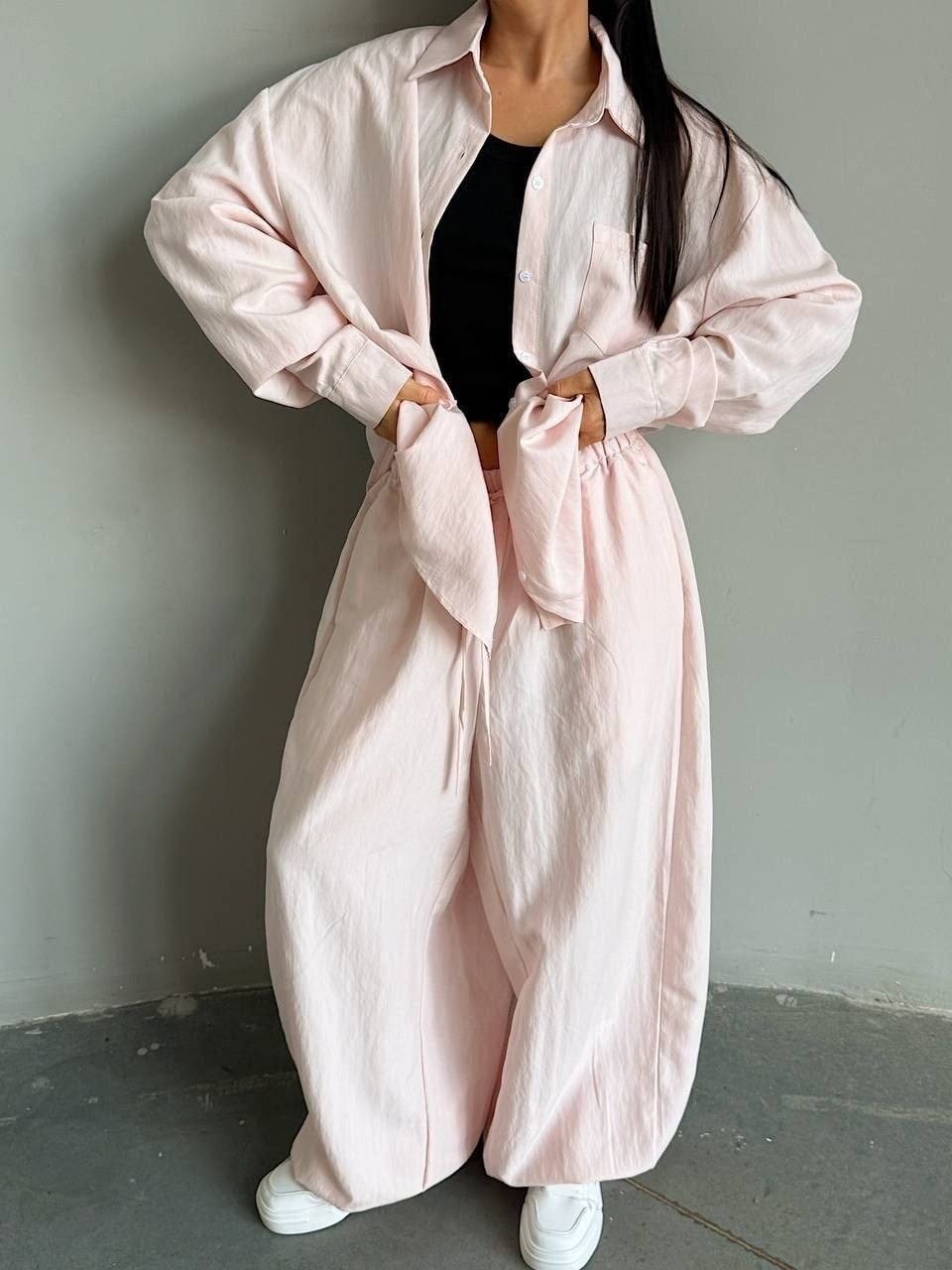 идеальный костюм изо льна рубашка + брюки lemon,костюм повседневный,костюм с брюками,идеальный костюм изо льна: рубашка + брюки, lemon - l-xl,женские костюмы