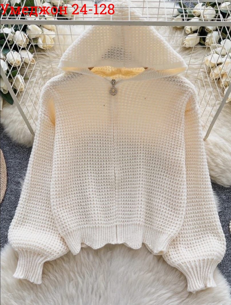 свитера с капюшоном,модные свитера,вязаная кофта,женская кофта,вязаные кардиганы