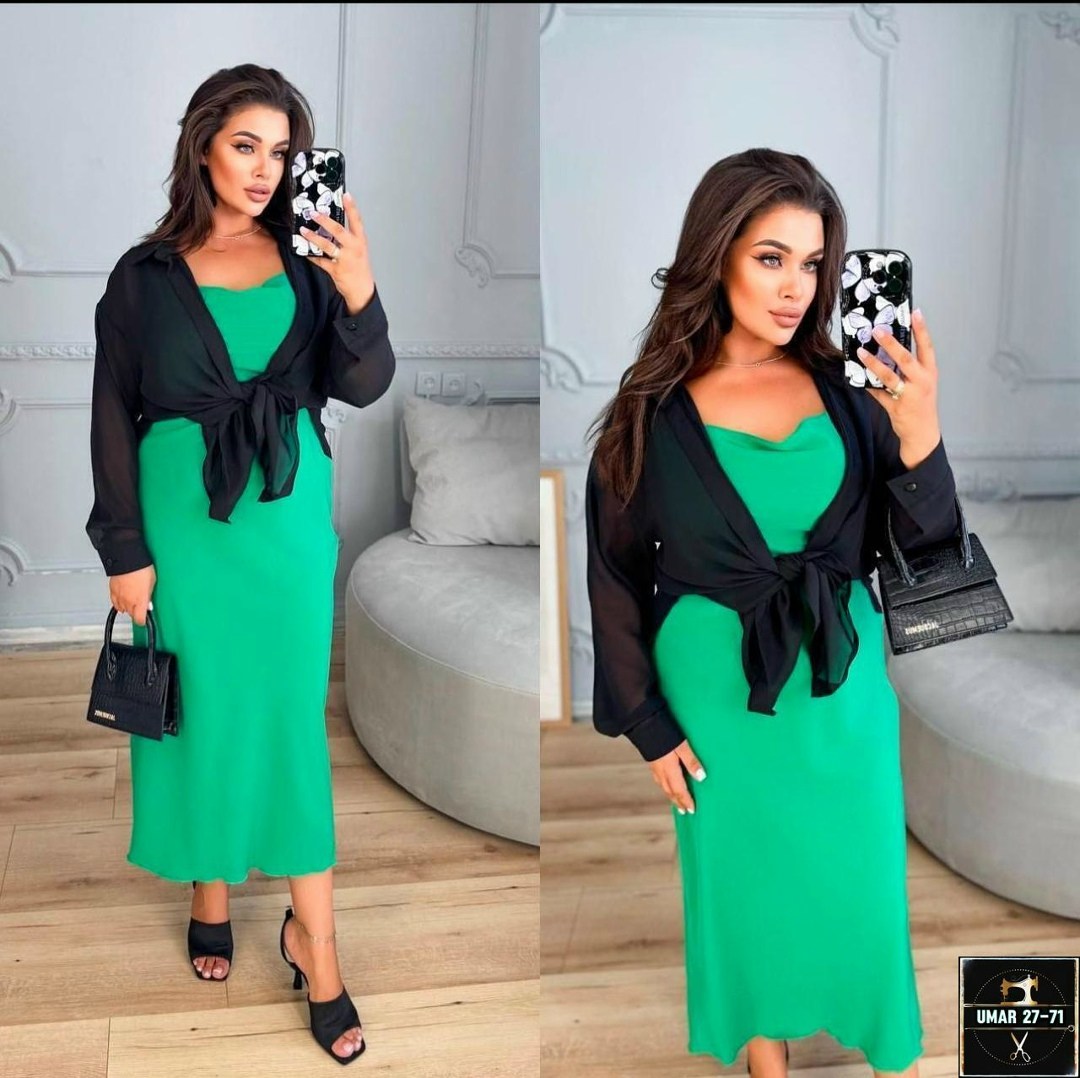 красное шелковое платье на бретелях, ,шелковое платье,платье комплект,комплект одежды женские