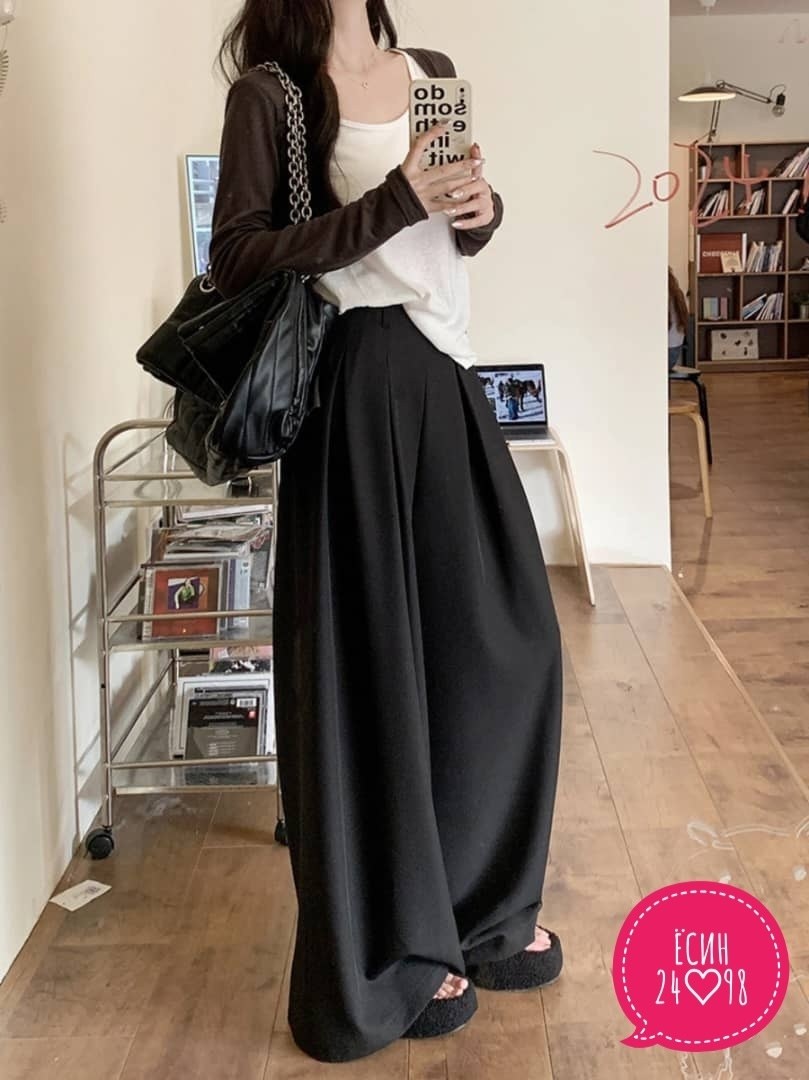 брюки с широкими штанинами,широкие брюки,брюки женские с широкими штанинами,женские широкие брюки,брюки с высокой талией