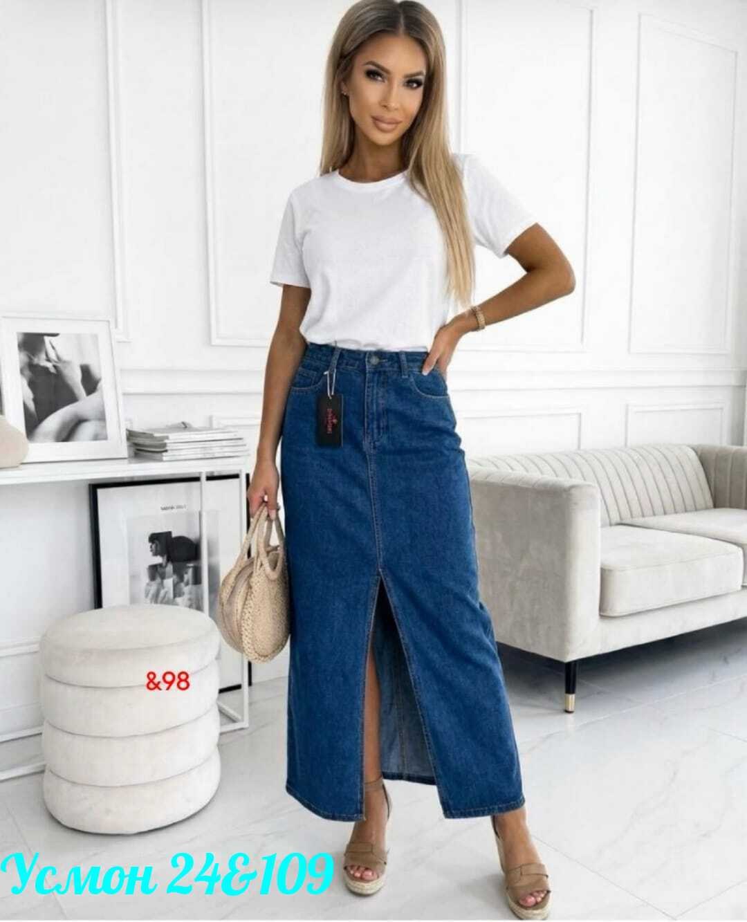 удлиненное платье,джинсовая юбка,юбка джинс,джинсовая юбка миди,юбка женская