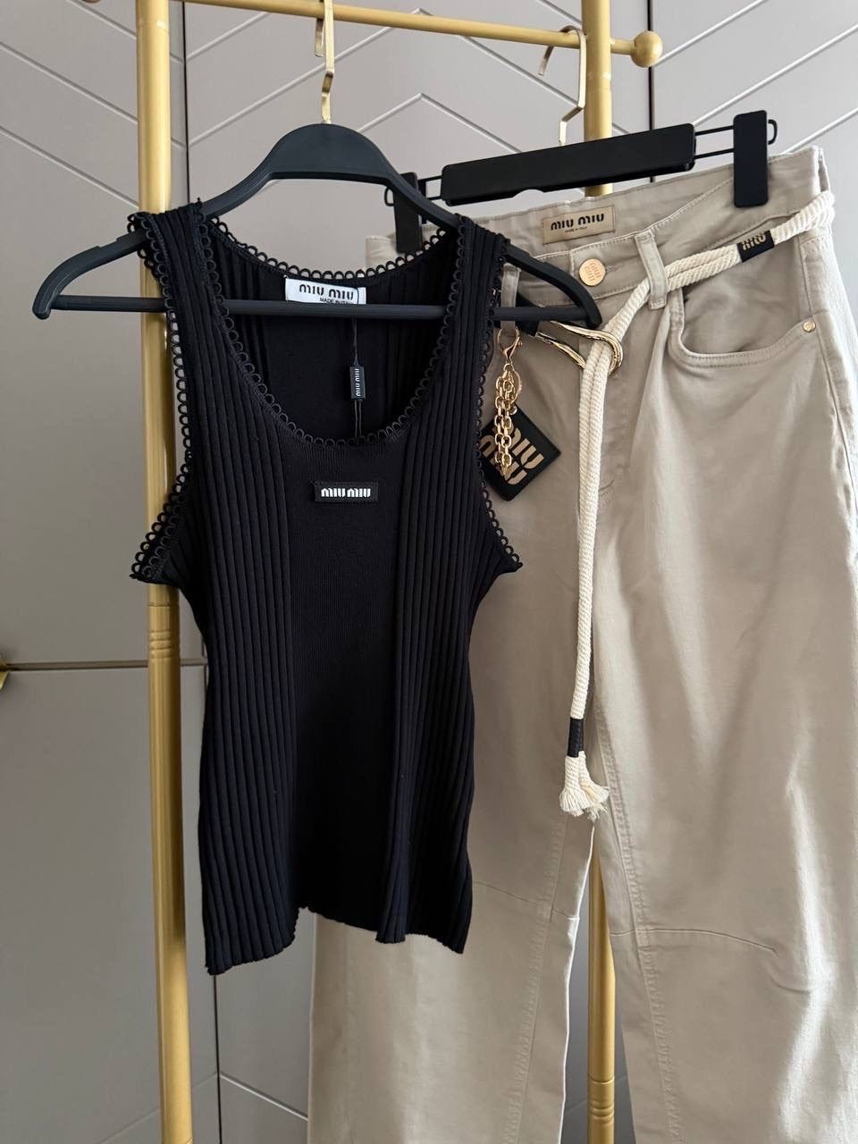стильная майка,майка miu miu,женские майки,,стильные модели
