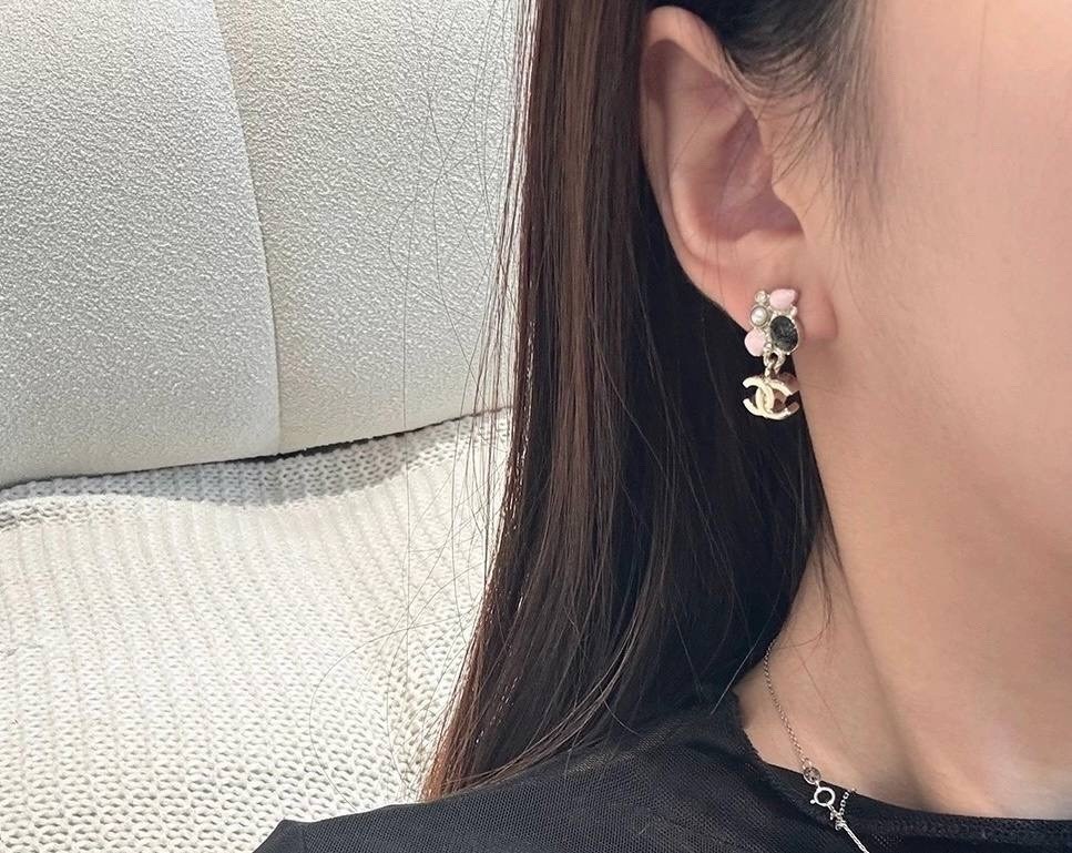 chanel серьги,серьги шанель черные,серьги шанель,женские модные серьги chanel,серьги шанель оригинал