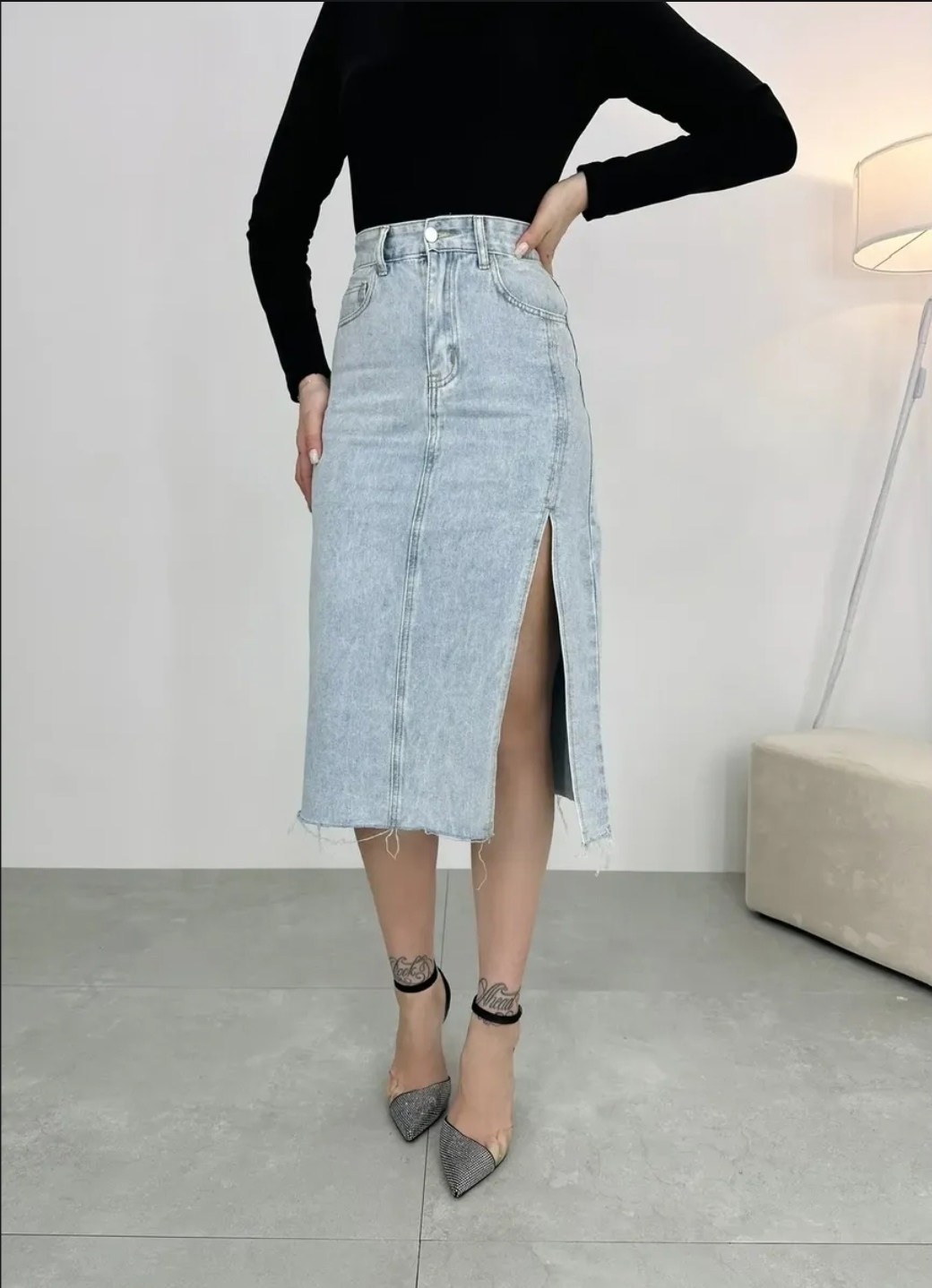 джинсовая юбка миди с разрезом,джинсовая юбка миди с разрезом спереди,юбка джинсовая миди с разрезом спереди ju&m,юбка джинсовая макси с разрезом,джинсовая юбка макси с разрезом спереди