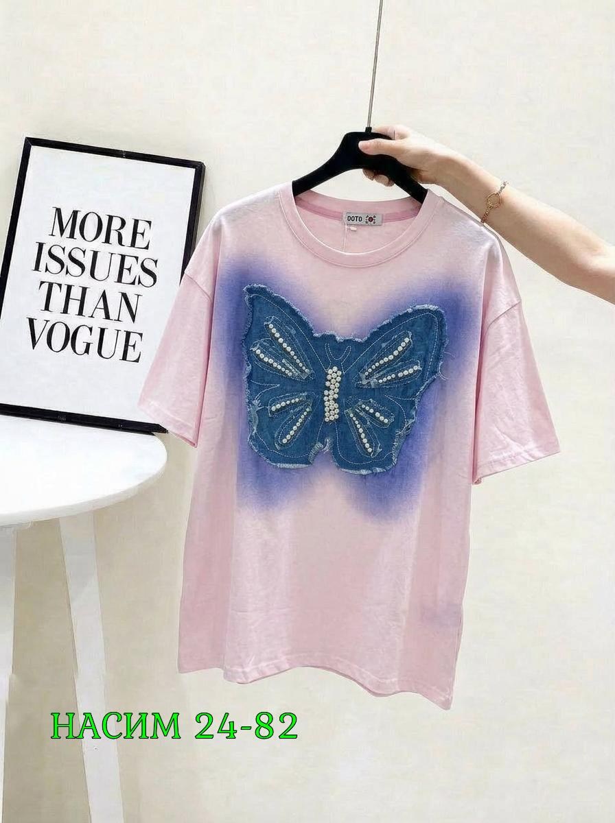 футболки женская,футболки для женщин,летние футболки,футболка с бабочками,футболки и топы